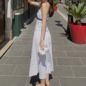 Reformation Evelyn Strapless Top